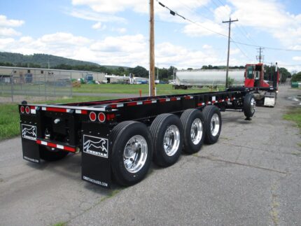 40' Lightweight Gooseneck 5-axle chassis for sale | Efficient Containers